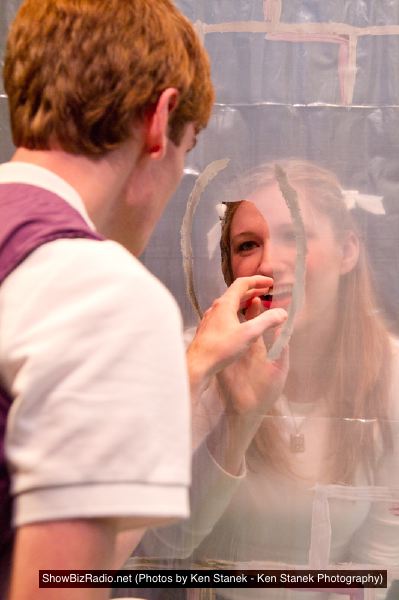 Finally, I can reach you through the notch. Matt (Eric Ritter), Louisa (Sherry Benedek).