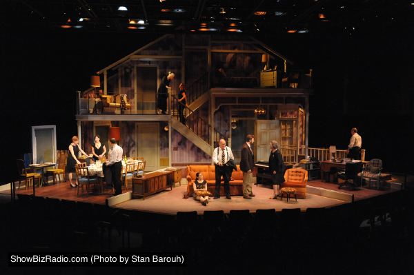 The cast of August: Osage County. Set design by Daniel Ettinger
