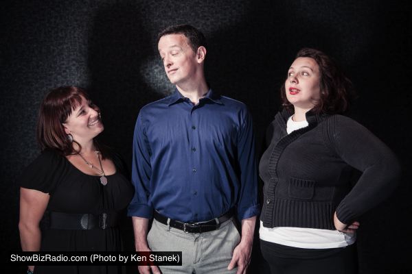 'Bobby and girlfriends': Lauren Everd, Tom Burns, Sarah Ford Gorman